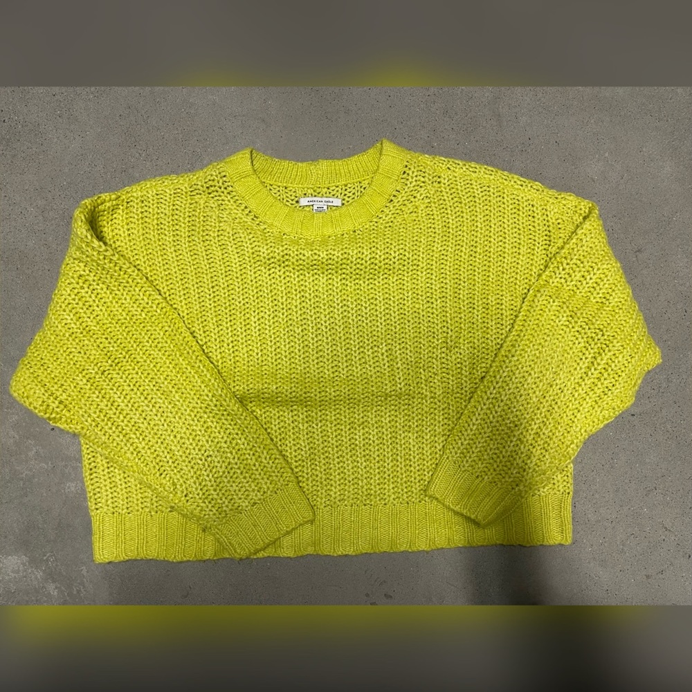American eagle green sweater